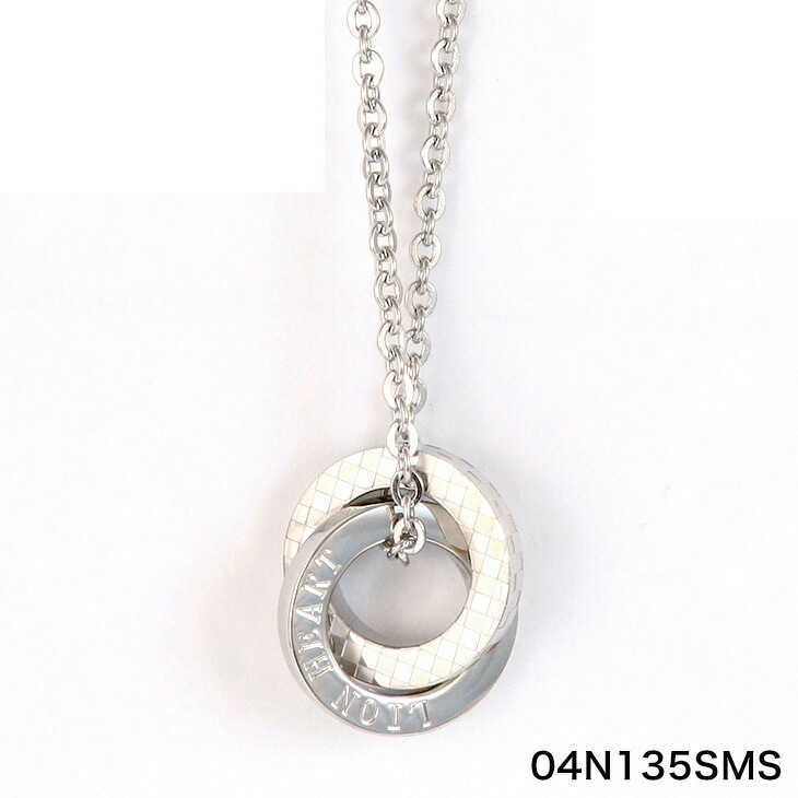 ダブルリングネックレス メンズ ビジネス ペアアク