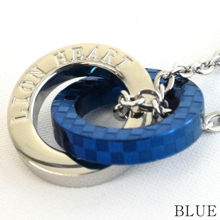 ダブルリングネックレス メンズ ビジネス ペアアク