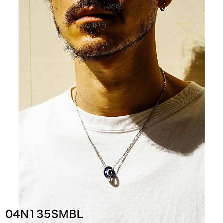 ダブルリングネックレス メンズ ビジネス ペアアク