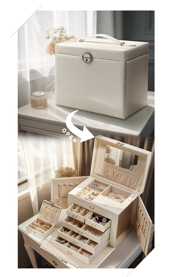 【新品未使用】LKサロン ジュエリーBOX ジュエリーボックス ジュエリーboxご紹介ライブ✨