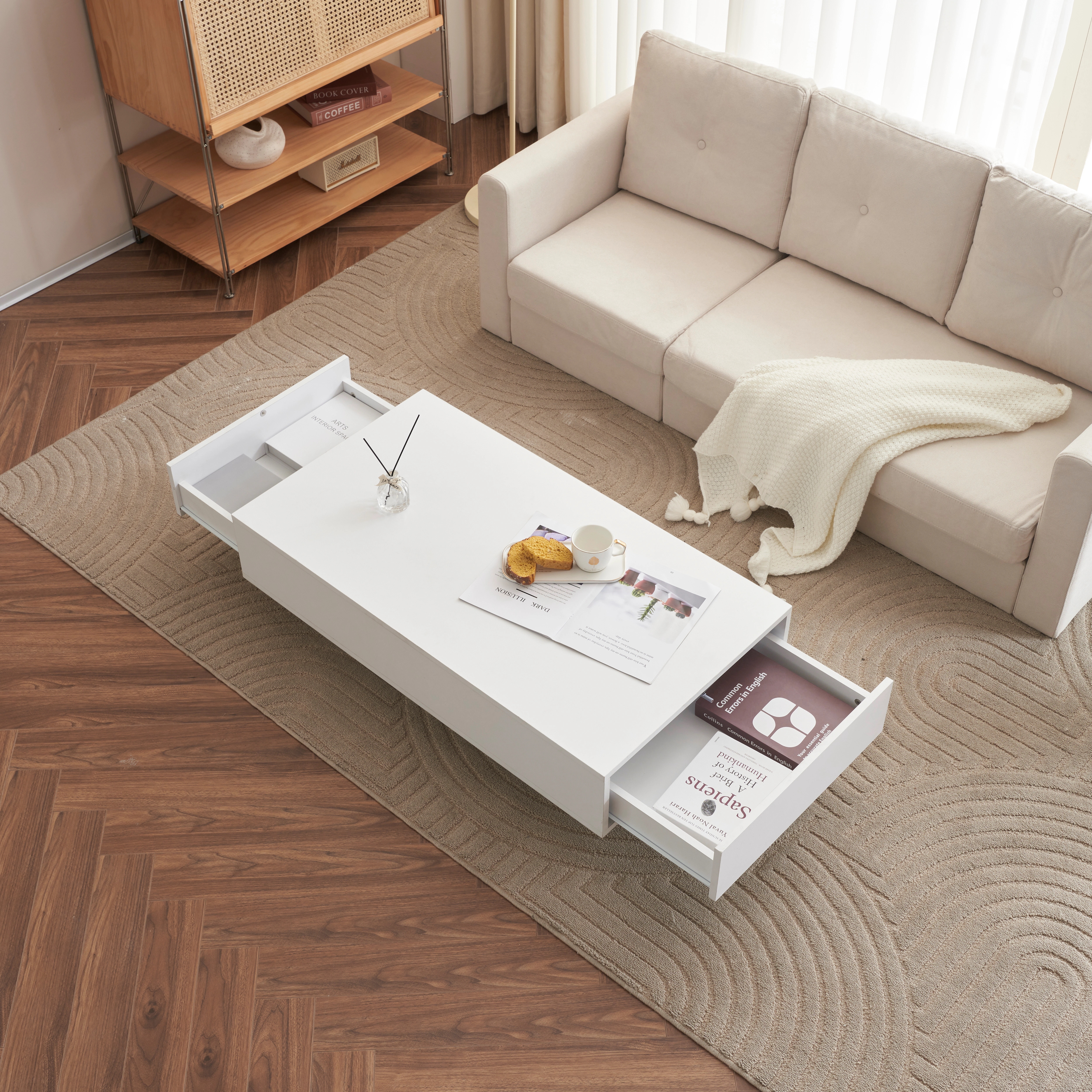 [国内発送]58ローテーブル 収納付き テーブル センターテーブル 収納付きローテーブル 大容量 簡単開閉 パソコンテーブル センターテーブル 木製 組み立て簡単 収納テーブル おしゃれ コーヒーテー