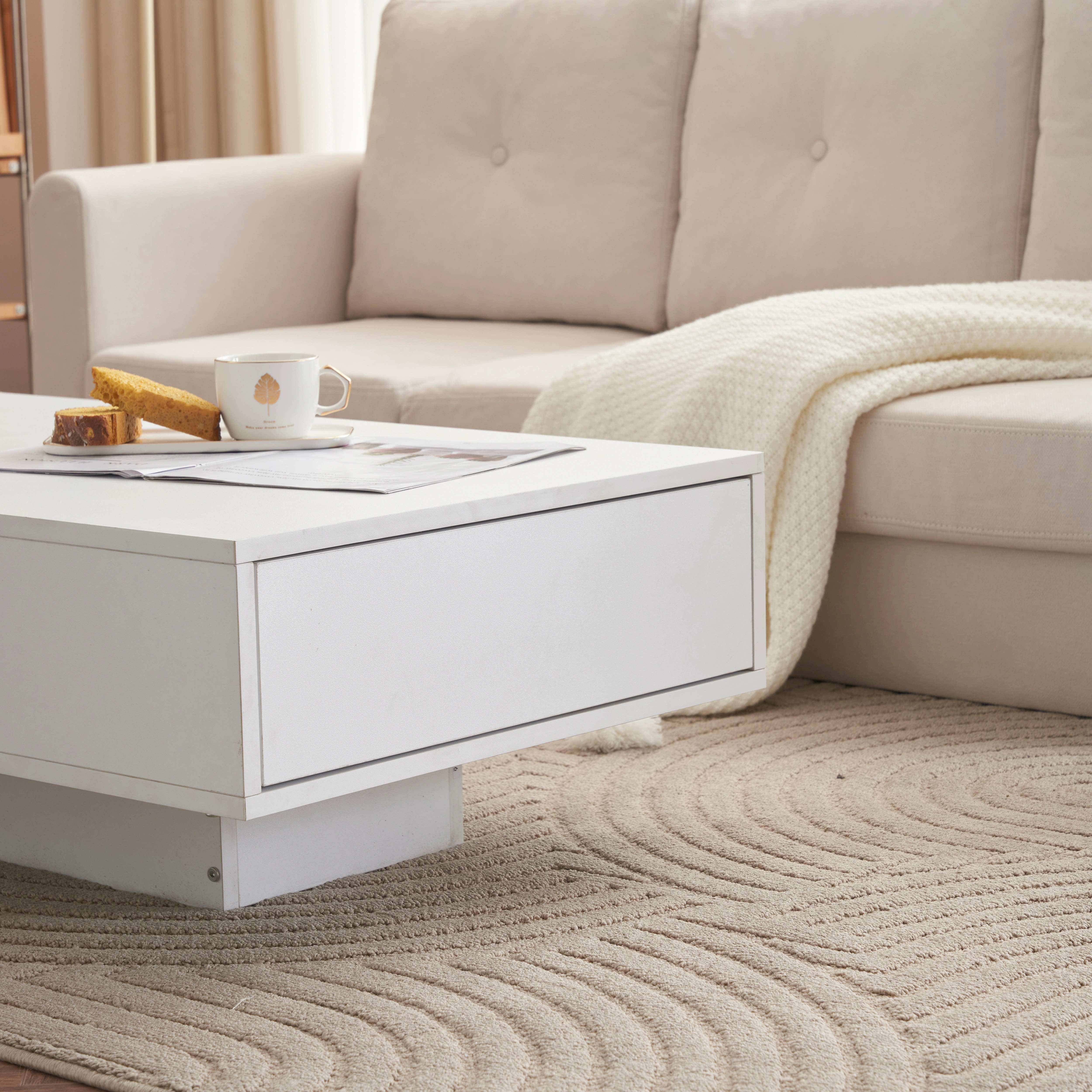 [国内発送]58ローテーブル 収納付き テーブル センターテーブル 収納付きローテーブル 大容量 簡単開閉 パソコンテーブル センターテーブル 木製 組み立て簡単 収納テーブル おしゃれ コーヒーテー