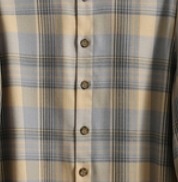 チェック柄長袖シャツ トップス シャツ ブラウス ロング丈 長袖 襟付き ストレート ポケット