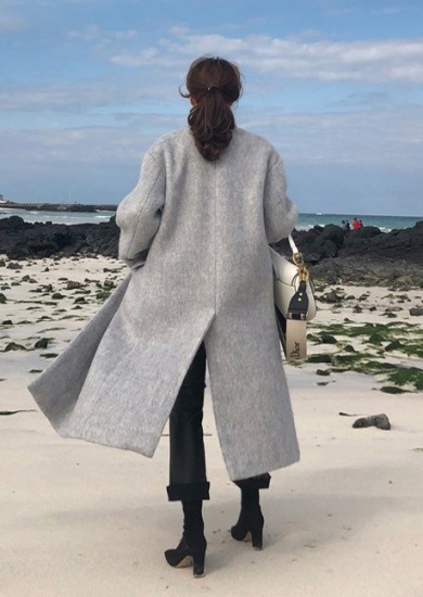 モヘア ウール... : レディース服 ベーシック ロングコート 好評HOT