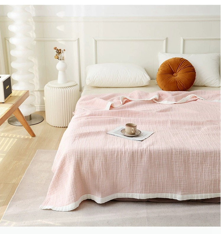 ガーゼケット 4重ガーゼ ブランケット シングル タオルケット ケット 夏布団 通気吸水寝具 夏掛け 肌掛け ひざ掛け お昼寝ケット バスタオル 綿素材 洗える 大判 ソファ 掛布団 掛け布