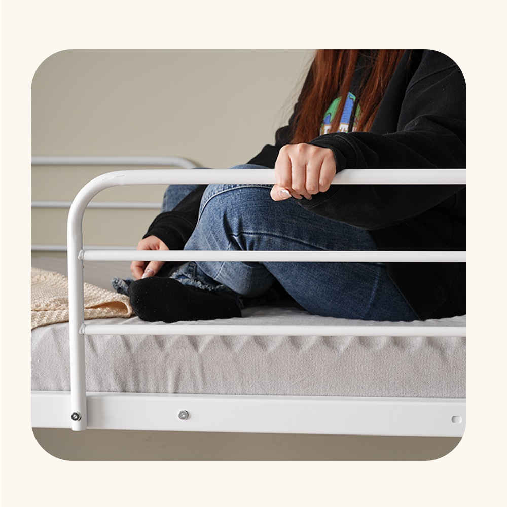 【国内発送】パイプベッド分割可能ロフトベッドパイプミドルタイプ上下分割可能シングル【ホワイト】シングルベッドパイプベッド21 【国内発送】パイプベッド分割可能ロフトベッドパイプミドルタイプ上下分割可能シングル【ホワイト】シングルベッドパイプベッド21