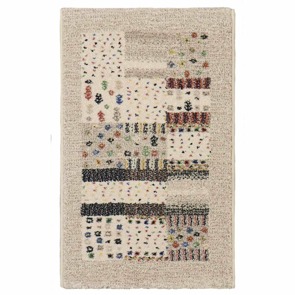 インテリアマット ラグマット リーズバフ ウィルトン織り 67x120cm ホットカーペット対応 絨毯 マット ラグマット 長方形 床暖対応 アクセントラグ 床暖 ホットカーペット 対応