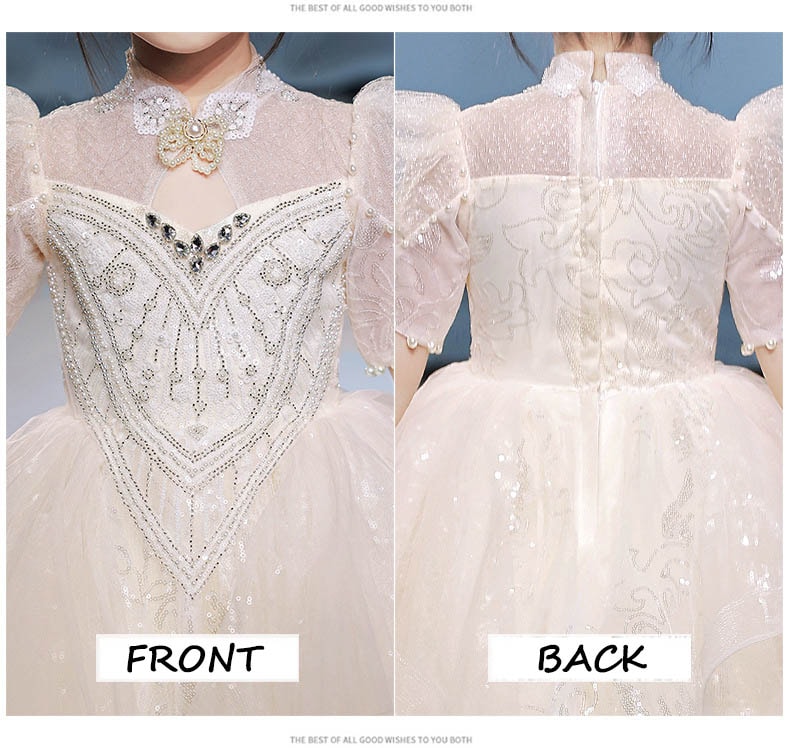 子供ドレス 女の子 ピアノ 発表会 レースドレス ワンピース 子供 ドレス 結婚式 七五三 ジュニア キッズ ワンピース お姫様 プリンセスドレス フォーマル 子ども ロングドレス c-lifu-64