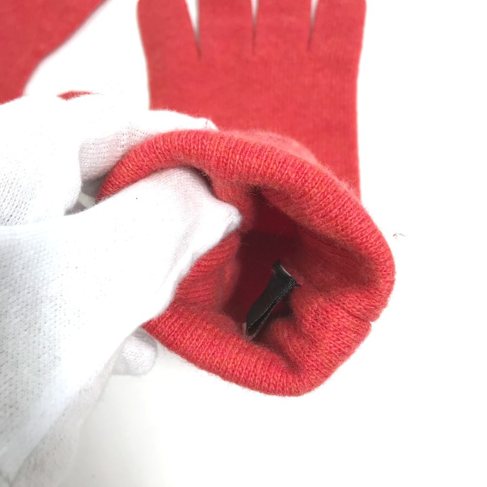 LOUIS VUITTON ルイヴィトン 手袋 ロゴ ウール レッド Louis Vuitton