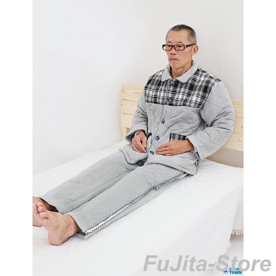 介護用 上着 単品ズボン単品 介護 着脱 し やすい 服 両脇全開 両開き 通年用 メンズ レディース セミオー 寝たきり 術後 入院 おむつ交換 お着替 秋冬 服