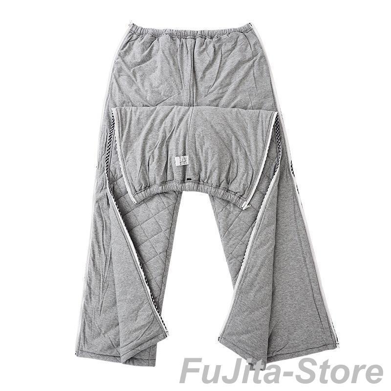 介護用 上着 単品ズボン単品 介護 着脱 し やすい 服 両脇全開 両開き 通年用 メンズ レディース セミオー 寝たきり 術後 入院 おむつ交換 お着替 秋冬 服