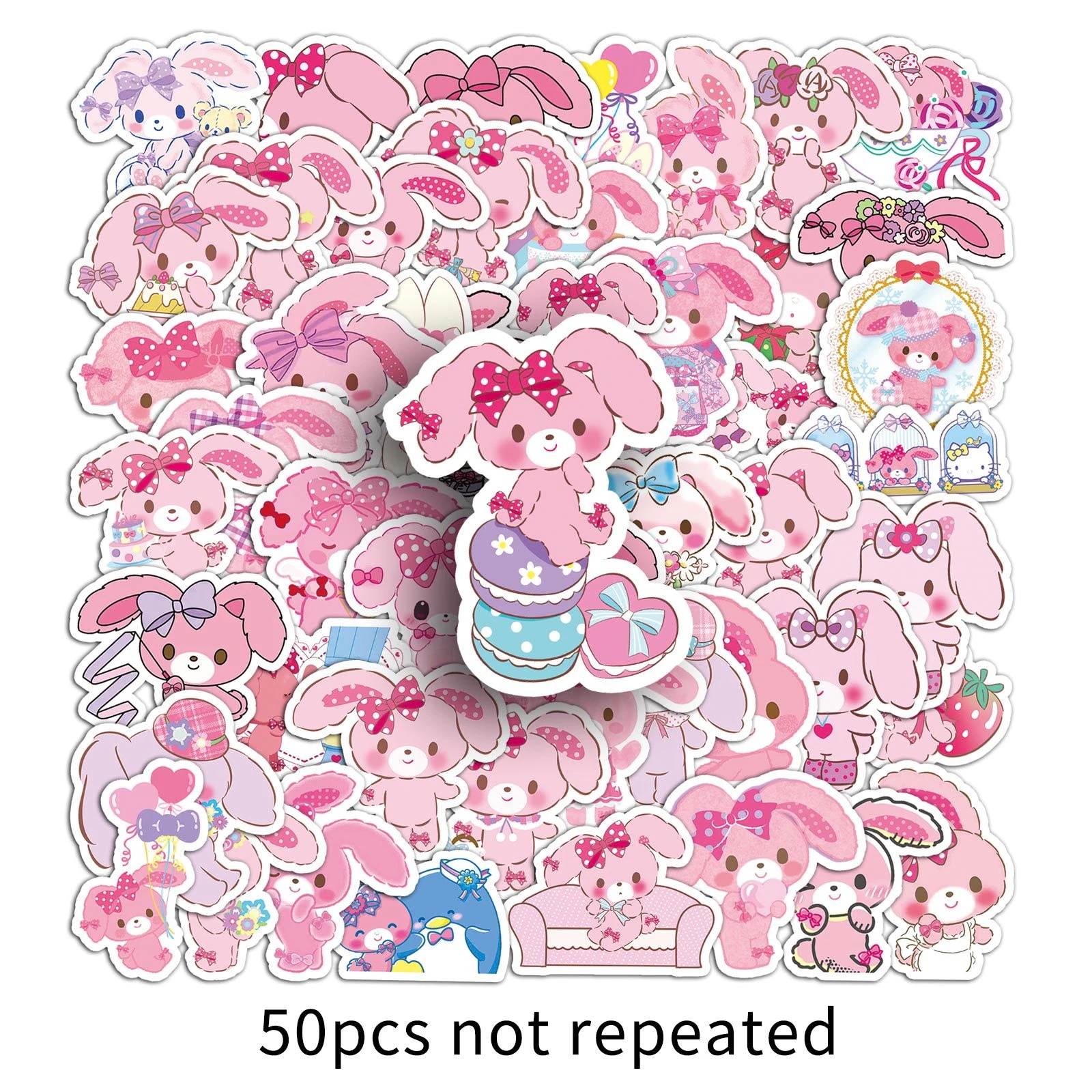 【あなたの好きな漫画】50 バニー漫画ステッカーサンリオピンクバニーかわいい動物防水装飾餅ステッカー 【あなたの好きな漫画】50 バニー漫画ステッカーサンリオピンクバニーかわいい動物防水装飾餅ステッカー
