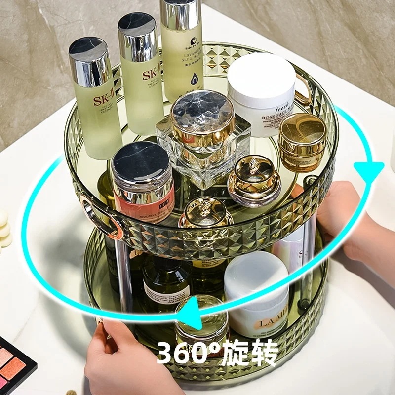 回転式メイクアップオーガナイザー,1/23層,バスルーム,香水オーガナイザー,キッチン調味料,収納ホルダー