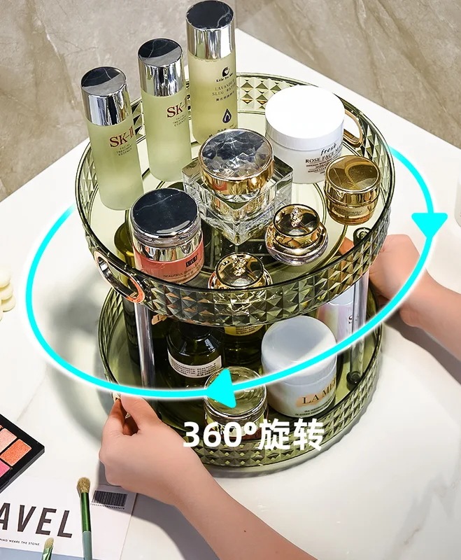 回転式メイクアップオーガナイザー,1/23層,バスルーム,香水オーガナイザー,キッチン調味料,収納ホルダー