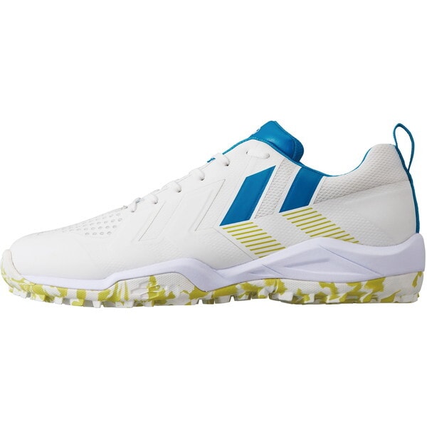 ヒュンメル ハンドボール HAS6019 1032 グランドフライ5 ホワイト×ライムイエロー 23.5cm ハンドボールシューズ