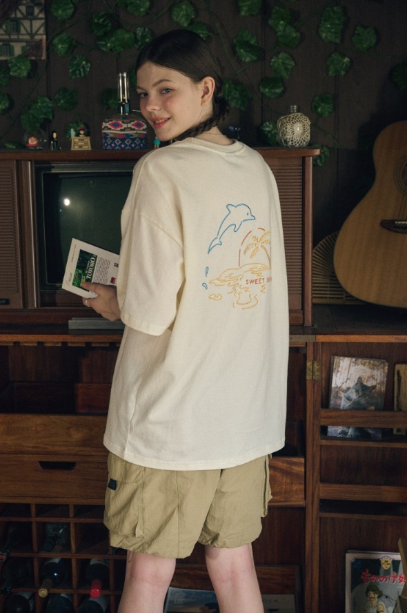 CPGN STUDIO】 SWEET DREAM Embroidered Short Sleeve Tee T