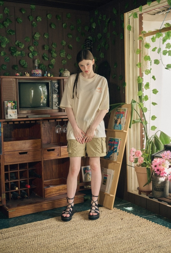 【CPGN STUDIO】23SS★ SWEET DREAM Embroidered Short Sleeve T CPGN STUDIO】 SWEET DREAM Embroidered Short Sleeve Tee T