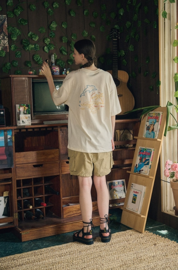 【CPGN STUDIO】23SS★ SWEET DREAM Embroidered Short Sleeve T CPGN STUDIO】 SWEET DREAM Embroidered Short Sleeve Tee T