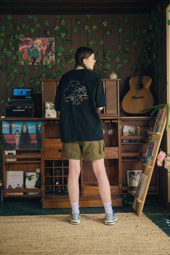 【CPGN STUDIO】23SS★ SWEET DREAM Embroidered Short Sleeve T CPGN STUDIO】 SWEET DREAM Embroidered Short Sleeve Tee T