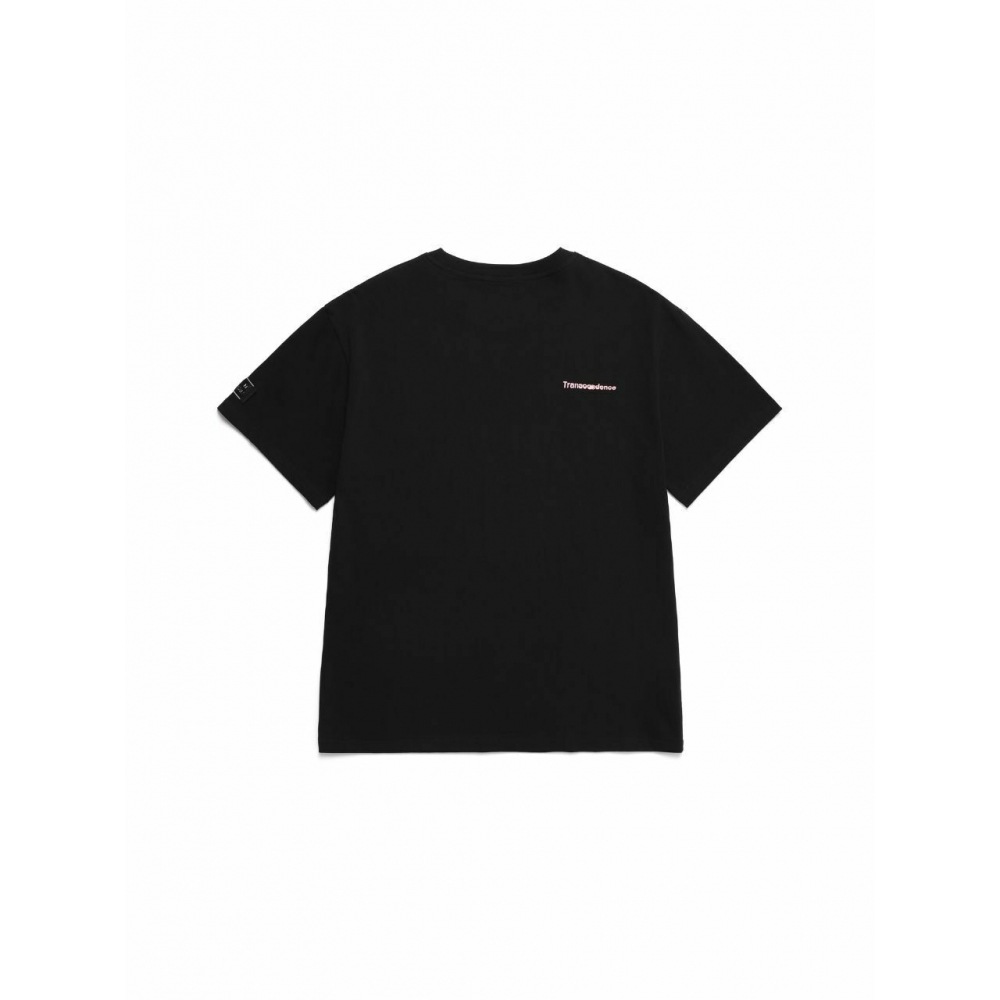 イルエディットトランセンテンス T シャツブラックピンク