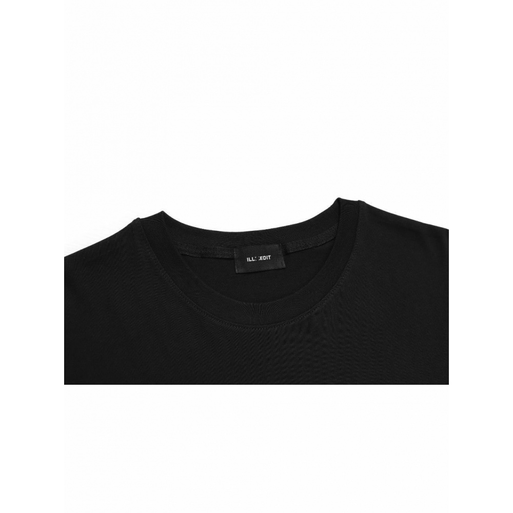 イルエディットトランセンテンス T シャツブラックピンク