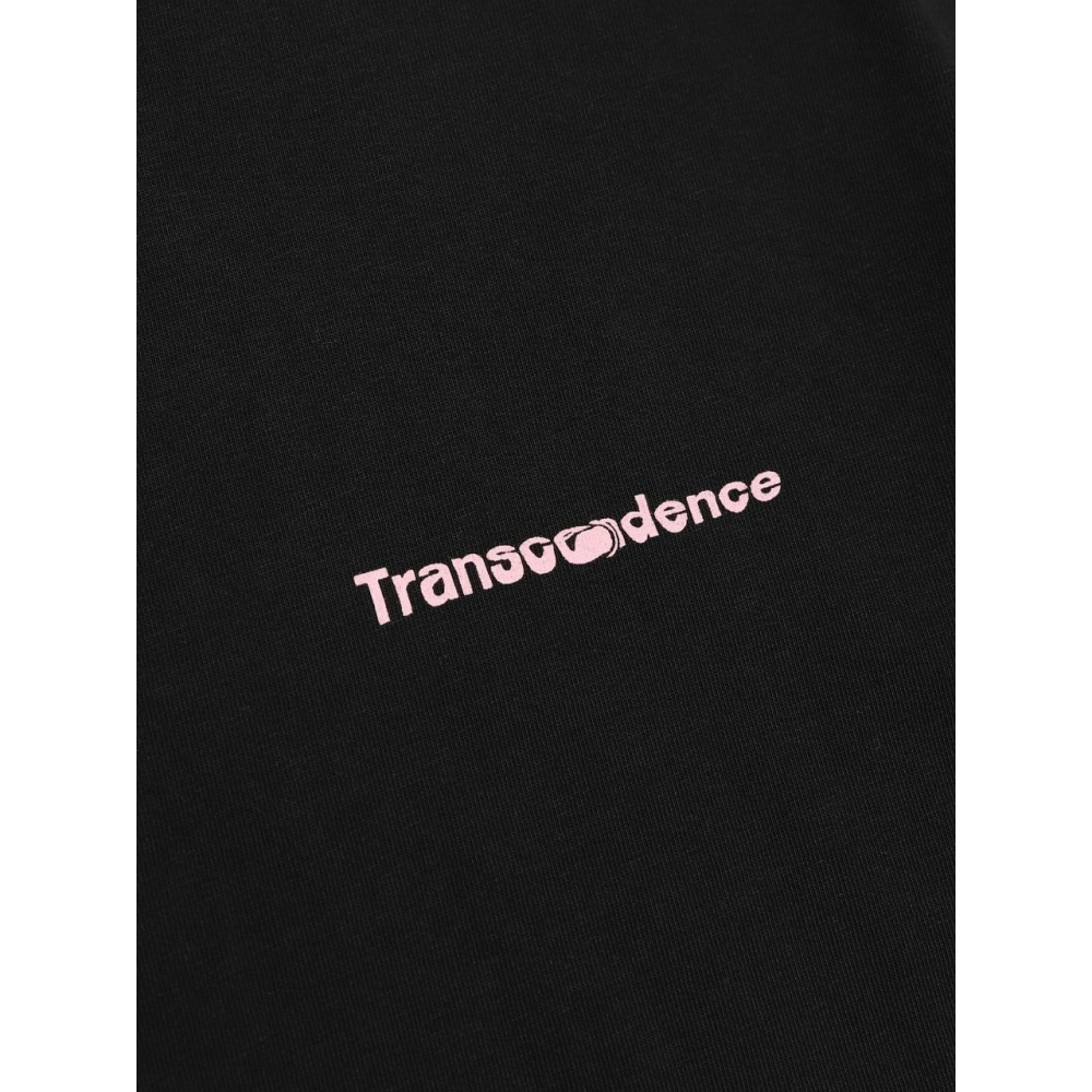 イルエディットトランセンテンス T シャツブラックピンク