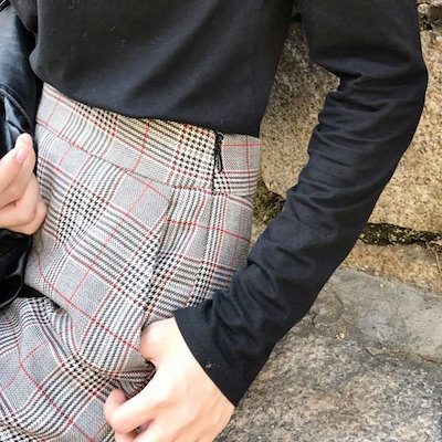 【SALE】ワイドパンツ チェック レディース ボトムス カジュアル 大人 チェック柄 ストレート 22Q82148 【SALE】ワイドパンツ チェック レディース ボトムス カジュアル 大人 チェック柄 ストレート 22Q82148