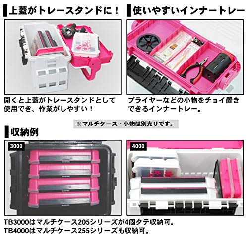 ダイワ(DAIWA) タックルボックス TB3000 ブラック/レッド 釣り ボックス