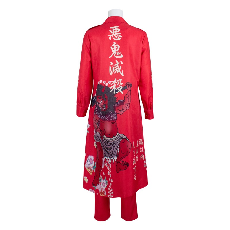 新しいデーモンスレイヤー-鍾馗ゴーストハンティングコスチュームハロウィンセット