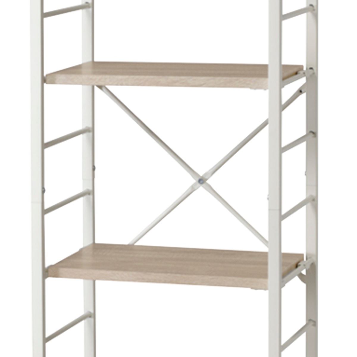 オープンラック6段 幅44cm ヴィンテージ調 スリムタイプ ディスプレイラック 収納 本棚 ラック 棚 フリーラック スチールシェルフ リビング収納 収納棚 シェルフ コンパクト 省スペース