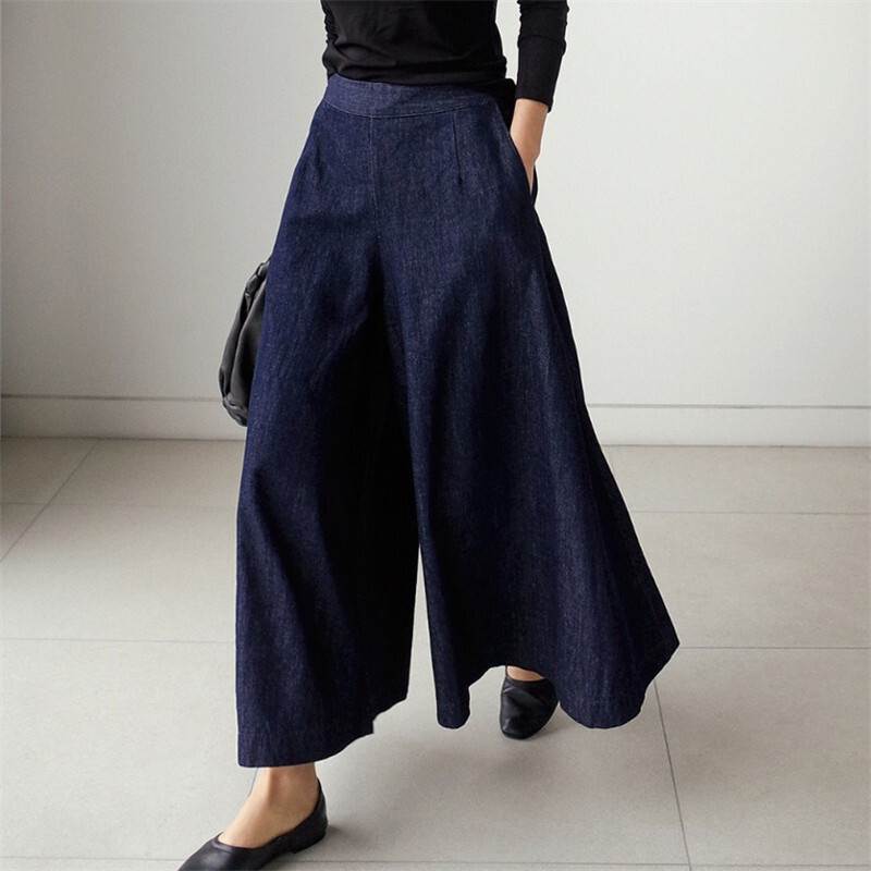 ボトムス パンツ デニムパンツ カジュアルパンツ ワイドパンツ ポケット ウエストゴム かわいい 大人可愛い きれいめ シンプル カジュアル 大人 上品 おしゃれ かっこいい こなれ感 ラフ メンズラ