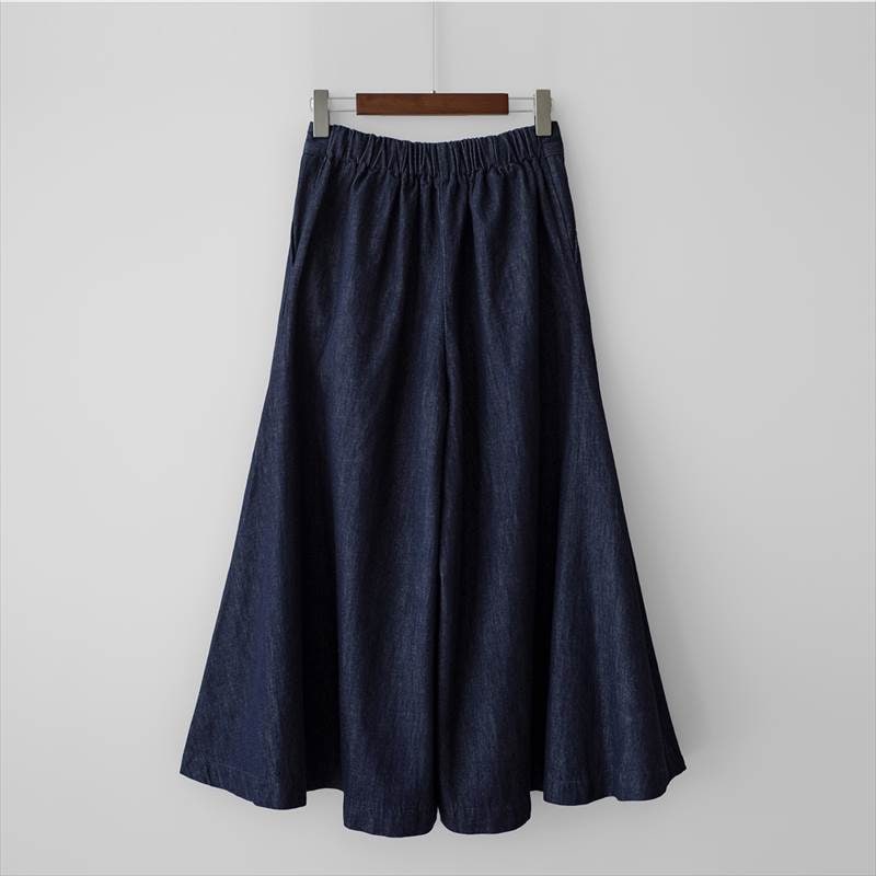 ボトムス パンツ デニムパンツ カジュアルパンツ ワイドパンツ ポケット ウエストゴム かわいい 大人可愛い きれいめ シンプル カジュアル 大人 上品 おしゃれ かっこいい こなれ感 ラフ メンズラ
