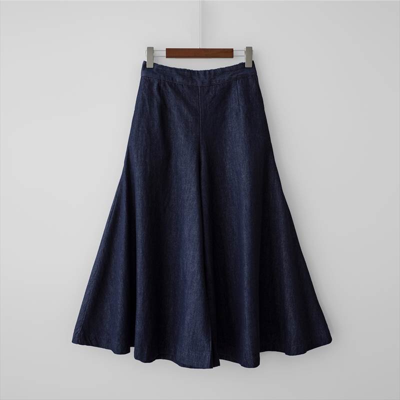 ボトムス パンツ デニムパンツ カジュアルパンツ ワイドパンツ ポケット ウエストゴム かわいい 大人可愛い きれいめ シンプル カジュアル 大人 上品 おしゃれ かっこいい こなれ感 ラフ メンズラ