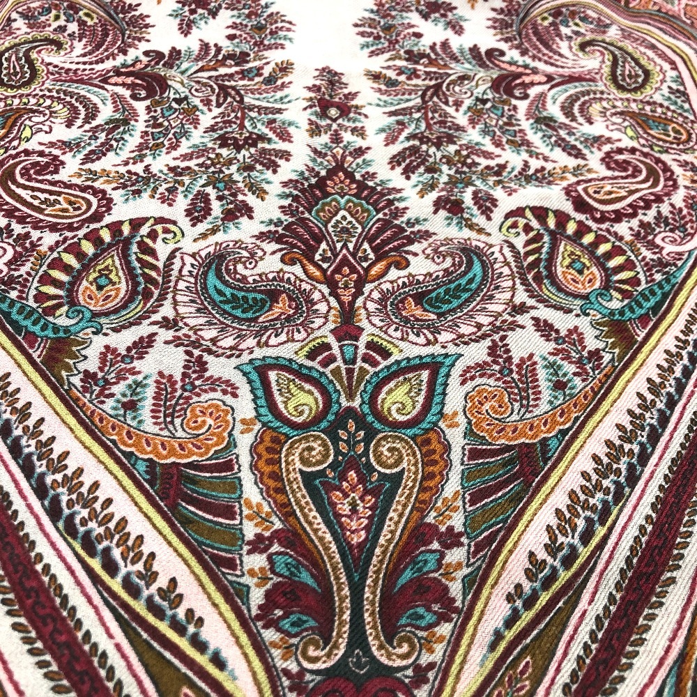 ETRO エトロ ショール ペイズリー 大判 ストール シルク マルチ
