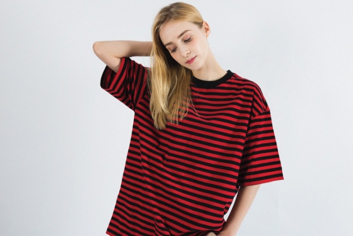 【CPGN STUDIO】Heavy Overfit  Marrer Short Sleeve CPGN STUDIO】 Heavy Overfit Border Short Sleeve T-shirt T
