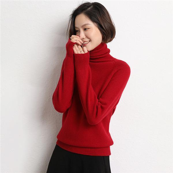 ニット レディース ニットウェア ハイネック スタイリッシュ アウター 秋冬 カジュアル 上品 通勤 レトロ 高級感 厚手 トップス