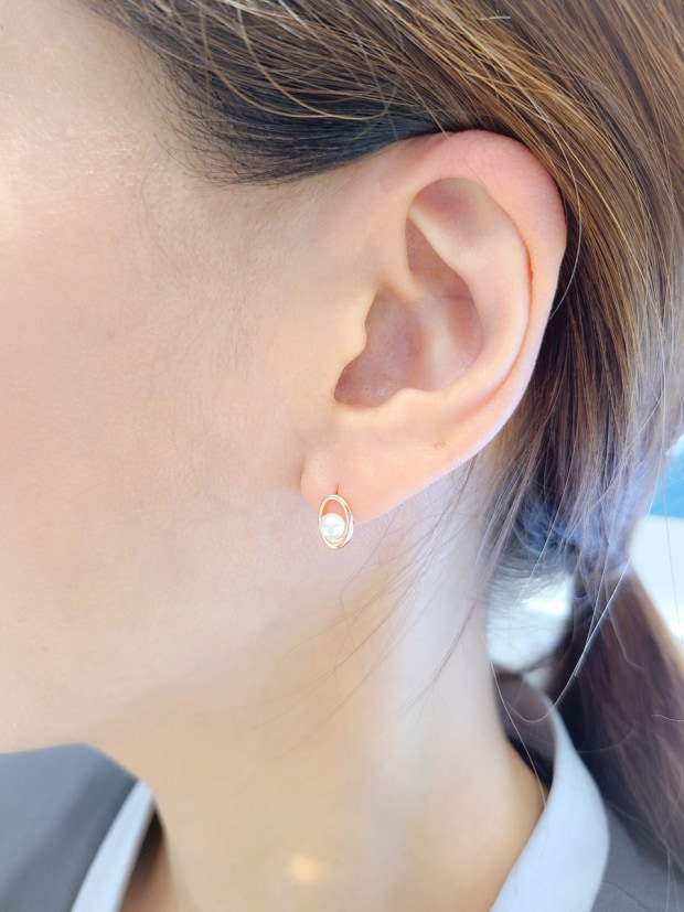シルバーパールピアス SC1561