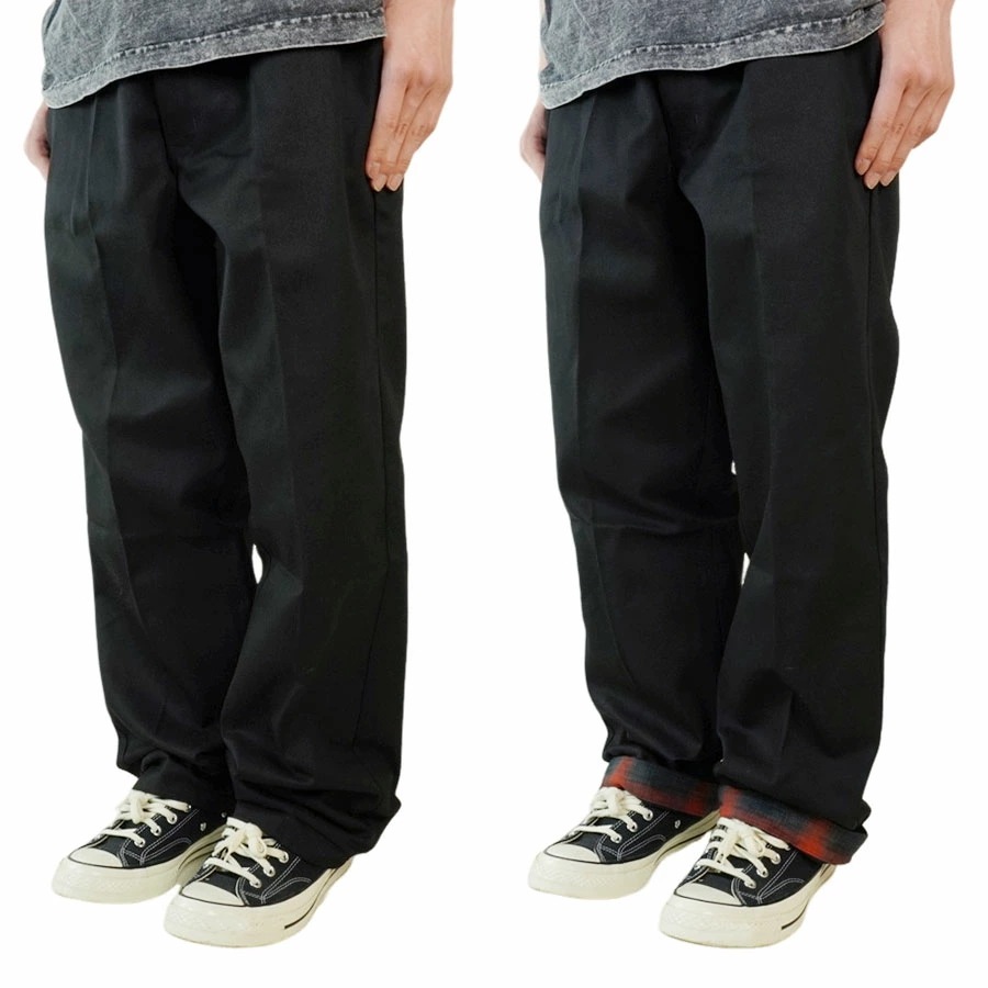 DICKIES x SPITFIRE ディッキーズ x スピットファイアメンズ パンツ スピットファイヤーPANT WITH FLANNEL CUFF フランネルカフパンツB