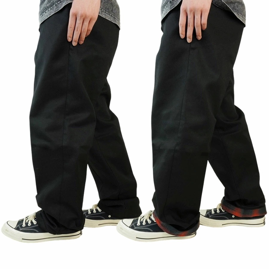 DICKIES x SPITFIRE ディッキーズ x スピットファイアメンズ パンツ スピットファイヤーPANT WITH FLANNEL CUFF フランネルカフパンツB