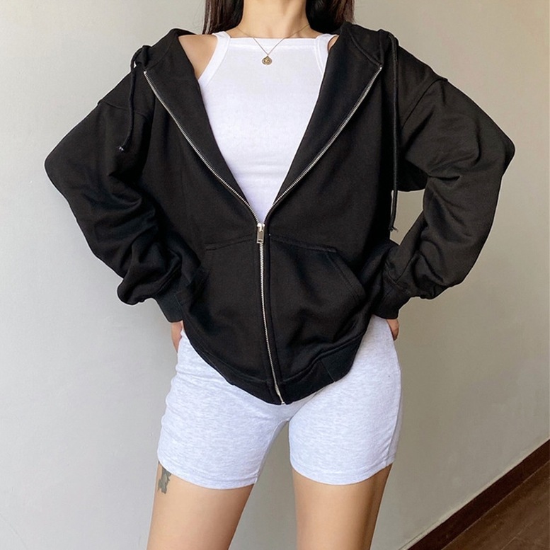 トップス レディース パーカー 長袖 ジップアップ フード付き スウェット トレーナー ドロップショルダー ポケット付き フーディ ホワイト ブラック ライトグレー ダークグレー 大人可愛い きれいめ トップス レディース パーカー 長袖 ジップアップ フード付き スウェット トレーナー ドロップショルダー ポケット付き フーディ ホワイト ブラック ライトグレー ダークグレー 大人可愛い きれいめ