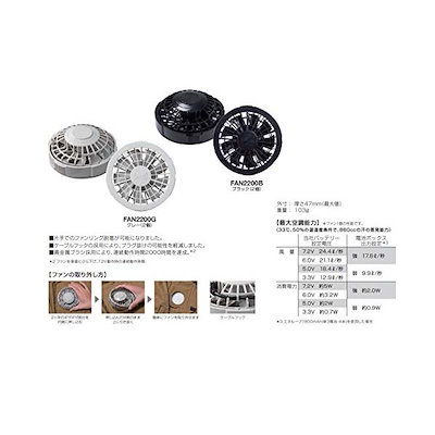 正規店新品 空調服 ワンタッチファン+LIPRO2バ : メンズファッション 格安豊富な