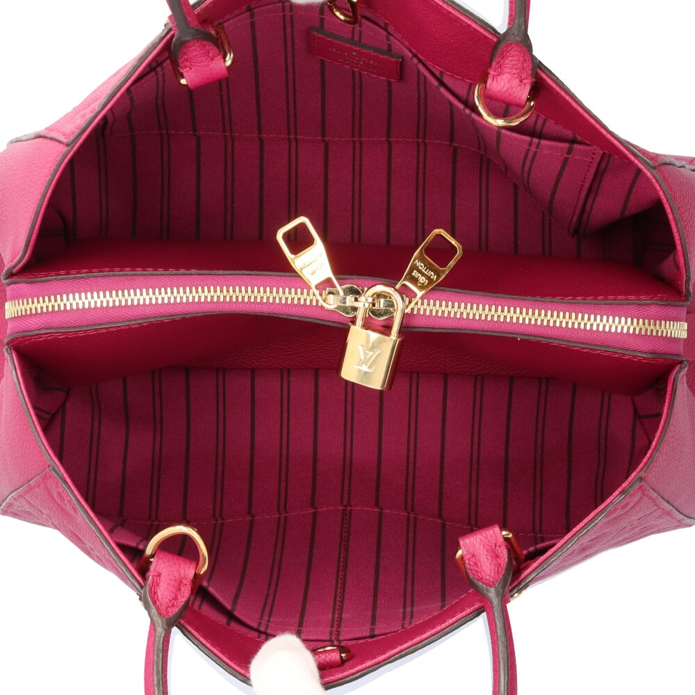 ルイヴィトン モンテーニュMM モノグラムアンプラント ショルダーバッグ モノグラムアンプラント M41196 ピンク LOUIS VUITTON 中古 ルイヴィトン モンテーニュMM モノグラムアンプラント ショルダーバッグ モノグラムアンプラント M41196 ピンク LOUIS VUITTON 中古