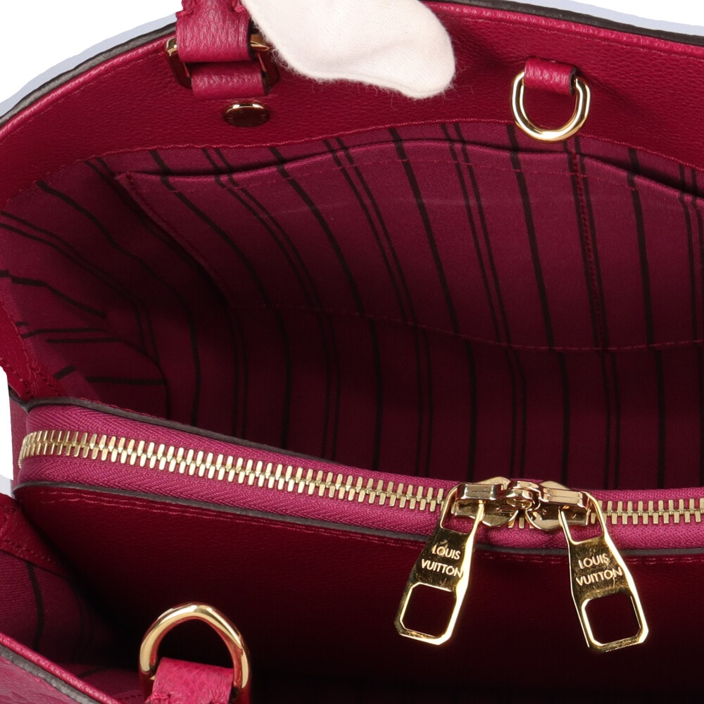 ルイヴィトン モンテーニュMM モノグラムアンプラント ショルダーバッグ モノグラムアンプラント M41196 ピンク LOUIS VUITTON 中古 ルイヴィトン モンテーニュMM モノグラムアンプラント ショルダーバッグ モノグラムアンプラント M41196 ピンク LOUIS VUITTON 中古