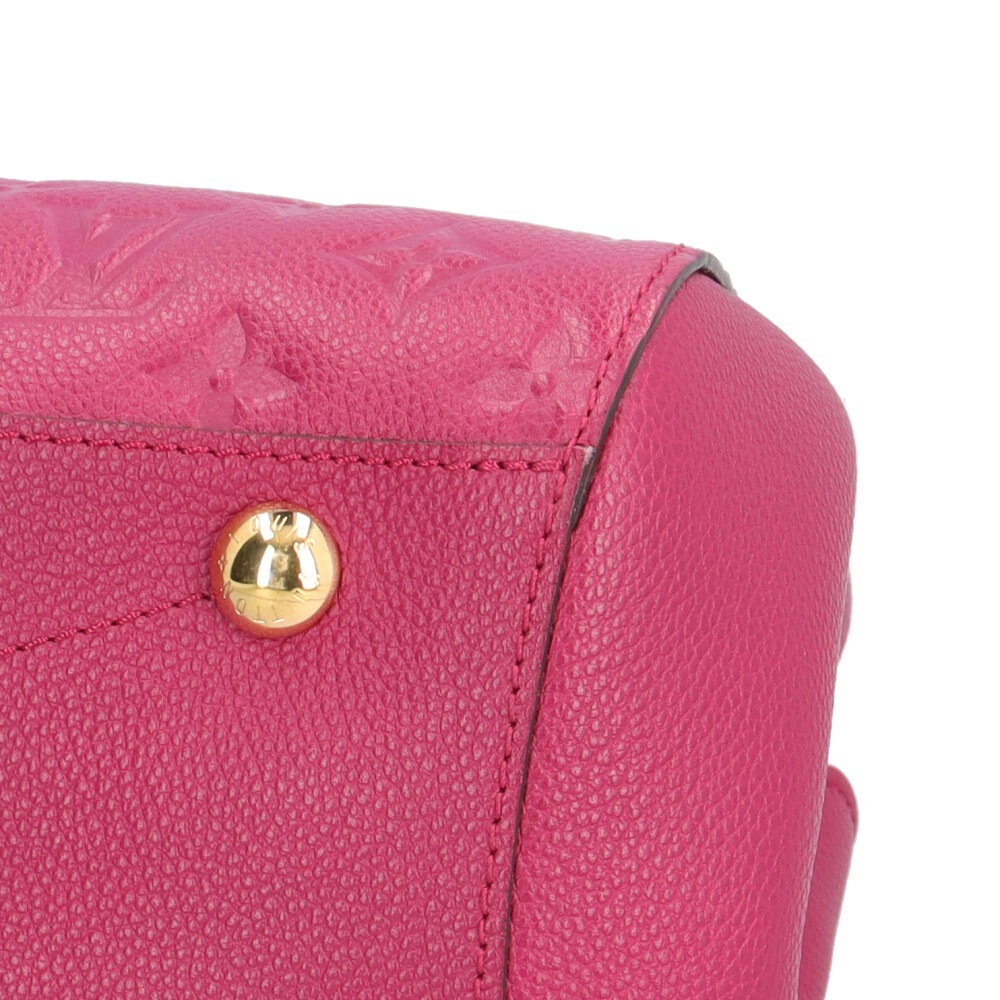 ルイヴィトン モンテーニュMM モノグラムアンプラント ショルダーバッグ モノグラムアンプラント M41196 ピンク LOUIS VUITTON 中古 ルイヴィトン モンテーニュMM モノグラムアンプラント ショルダーバッグ モノグラムアンプラント M41196 ピンク LOUIS VUITTON 中古