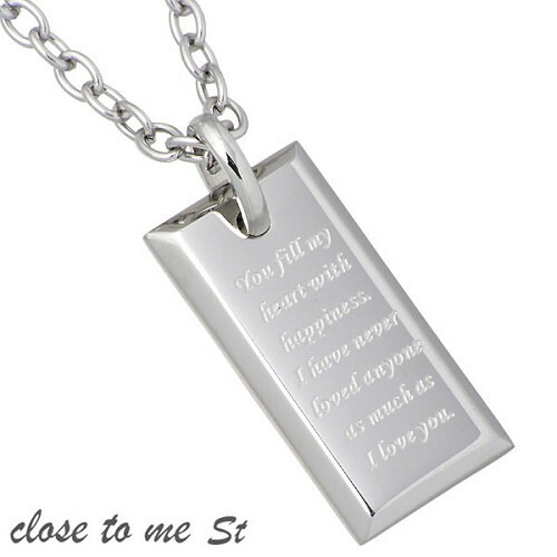 クロストゥーミー close to me ステンレス ネックレス 金属アレルギー対応 クロストゥーミー close to me ステンレス ネックレス 金属アレルギー対応