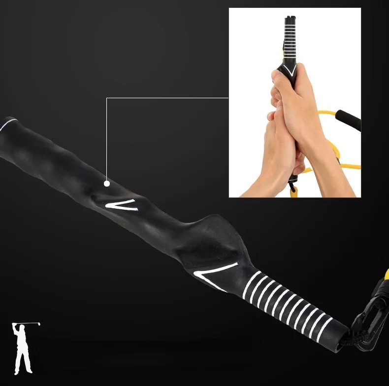 ゴルフスイングテンションベルトスイングトレーナーアクション用品クラブ修正強力なデバイスjzq0181個