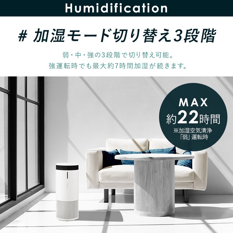 加湿空気清浄機 16畳 KAP-SH301-W ホワイト アイリスオーヤマ メガ割[安心延長保証対象]