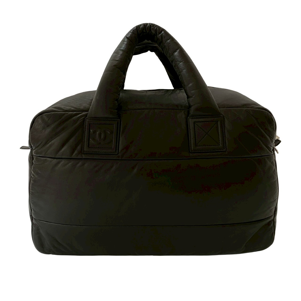 コココクーン ココマークハンドバッグ ラムスキン ブラック 36883 コココクーン ココマークハンドバッグ ラムスキン ブラック 36883