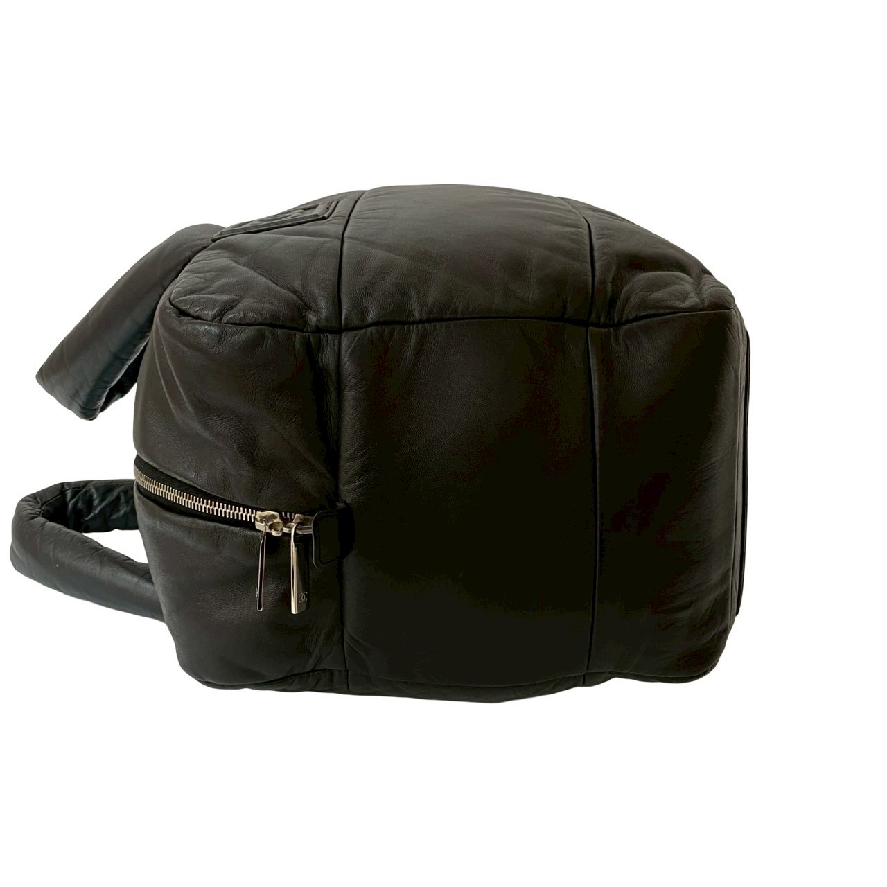 コココクーン ココマークハンドバッグ ラムスキン ブラック 36883 コココクーン ココマークハンドバッグ ラムスキン ブラック 36883