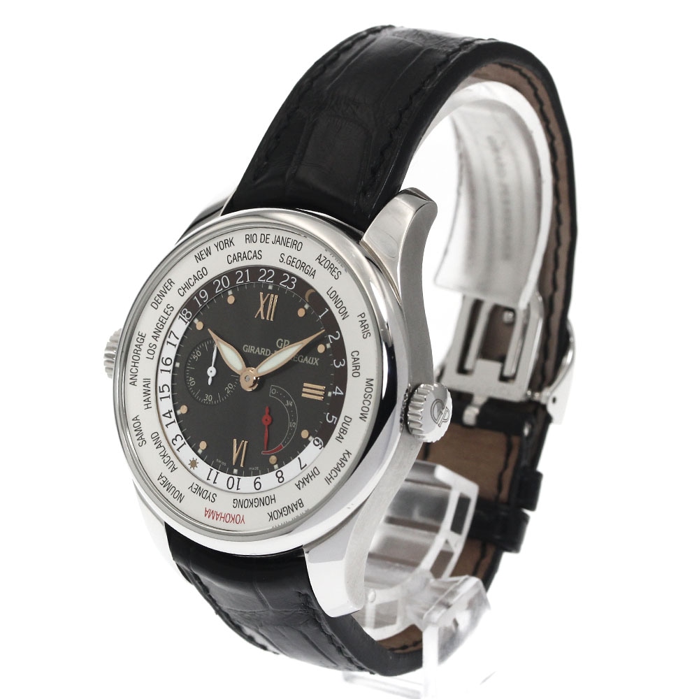 ジラール・ペルゴ GIRARD PERREGAUX 49851 WW.TC フィナンシャル パワーリザーブ 自動巻き メンズ 箱・保証書付き_883510【中古】 ジラール・ペルゴ GIRARD PERREGAUX 49851 WW.TC フィナンシャル パワーリザーブ 自動巻き メンズ 箱・保証書付き_883510【中古】